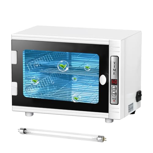 BLUETOP Nail Tool Cleaning Machine with Blue Light & Transparent Door 12L