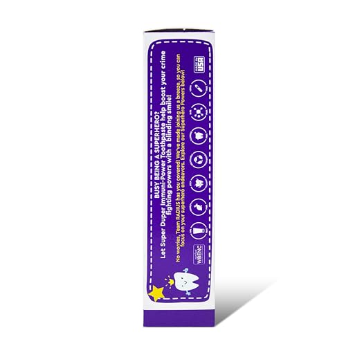 Kids Immunity Boost Toothpaste Bubble Berry Mint Pack of 3 - 2.5 Oz