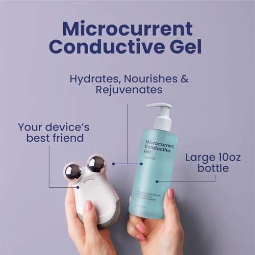 Red Light Therapy Serum (2 pcs) & Conductive Gel (1 pc) Bundle, Hydrating & Firming Duo for Microcurrent & Facial Devices, Enhances Conductivity, Locks in Moisture, Boosts Skincare Results