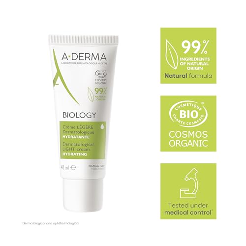 A-Derma Light Moisturizing Cream 40ml - Hydrating, Strengthening & Anti-Pollution Skin Care