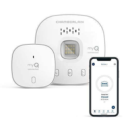 Smart Garage Control - Wireless WiFi & Bluetooth Hub with Sensor - Smartphone App, White - Variation of 2.6
