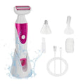 Electric Razors for Women Legs Shavers: 3 in 1 Electric Shavers - Legs and Body Shavers, Nose Hair Trimmer, Eyebrow Shaver