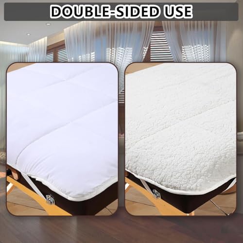 Premium Fleece Massage Table Cover 31x72 Inches with Face Rest & Non-Slip Design