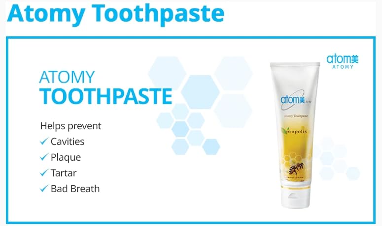 Propolis Bees Dental Toothpaste - Korean Oral Care System, 7.05 Oz x 3