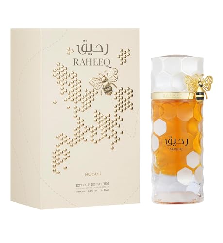 Nusuk Raheeq Unisex Eau de Parfum Spray 3.4oz Honey Citrus Floral Scent
