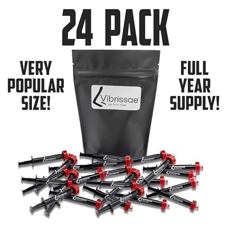 24 Applicators | Easy Inject Nose Waxing | Just Inject - Let Set - Pull | Fast & Effective Hair Removal | No-Mess | No-Leaks | Prefilled Wax Applicators | Multiple Patents Pending