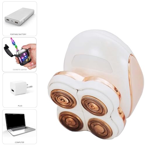 Electric Razors for Women Legs, Electric Shaver for Women, Cordless Painless Hair Remover for Legs Bikini Underarm Arm Hairs