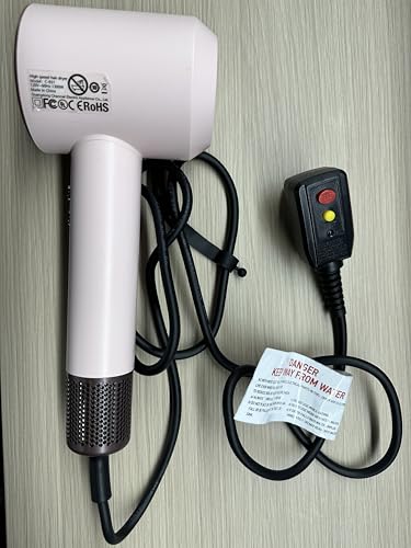 Pink Professional Hair Dryer - Fast Drying, Low Noise Blow Dryer for Home Salon Travel - A02