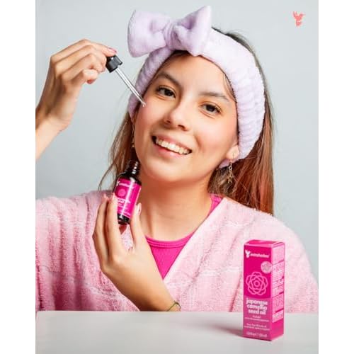 Extraherbos Japanese Camellia Oil 30ml - 100% Natural and Organic, Cold-Pressed, Anti-Wrinkle, Premium Moisturizer for Skin and Hair, Rich in Antioxidants, Vitamin E