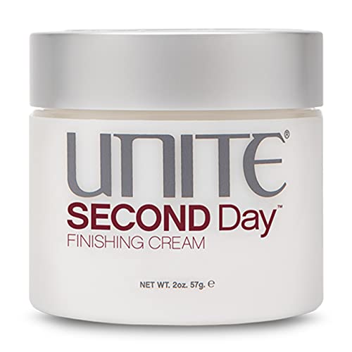 UNITE Hair ? SECOND Day ? Weightless Finishing Cream for Effortless, Lived-In Texture & Frizz Control ? UV & Thermal Protection ? 2 Oz