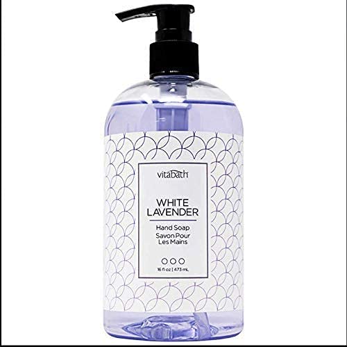 Vitabath Lavender Chamomile Liquid Hand Soap 16oz - Pack of 4, Moisturizing & Paraben-Free