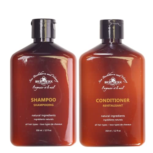 Sea Buckthorn and Honey Hair Shampoo - Nourishing Natural Hair Care 12 oz