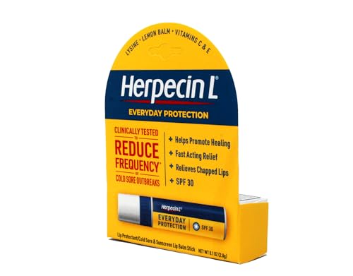 Herpecin L SPF 30 Lip Protectant Balm - Pack of 3, 0.1 Oz