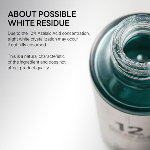 Azelaic Acid Serum 12% for Rosacea & Acne Prone Skin - Soothing & Brightening