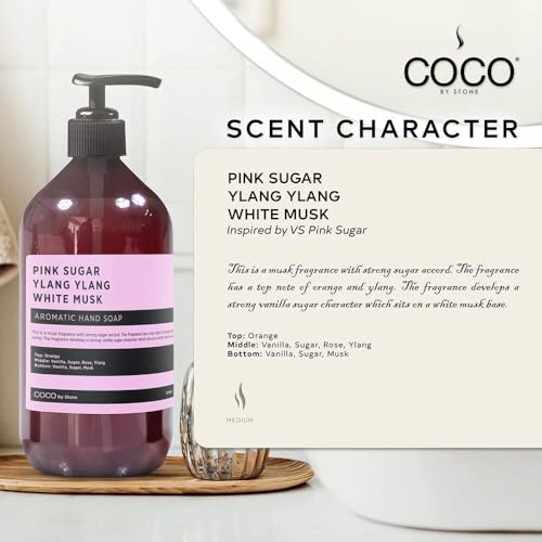 Luxury Scented Hand Soap with Ylang Ylang & White Musk - 16oz Plant-Based Formula