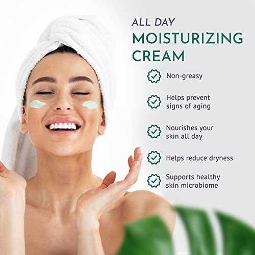 Organic Plant-Based Face & Body Moisturizer with SPF & Microbiome Support