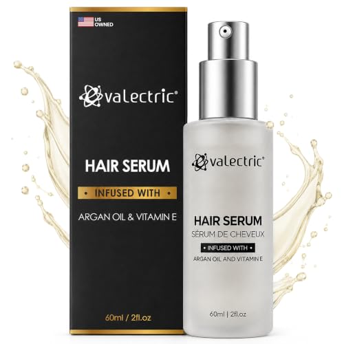 Evalectric Argan Oil Hair Serum 2 Fl Oz - Frizz Control & Damage Repair