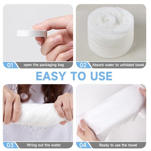 Portable 21x12 Inch Thicker Compressed Towels - 36 Packs Travel & Outdoor Reusable Washcloths