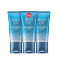 Biore UV Aqua Rich Daily Hydrating Facial Moisturizer with SPF 50 | Oil Free Sunscreen for Sensitive Skin with Hyaluronic Acid, Non-Comedogenic, Dermatologist Tested, 1.7 Oz/3 Pack