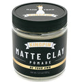 Men's Matte Clay Hair Wax - Flexible Hold & Natural Finish - 2.5oz Travel Size with Organic Jojoba Oil