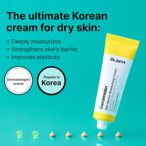Jumbo Size Dr.Jart+ Ceramidin Skin Barrier Face Cream 2.53 Fl Oz - Moisturizer for Dry Skin