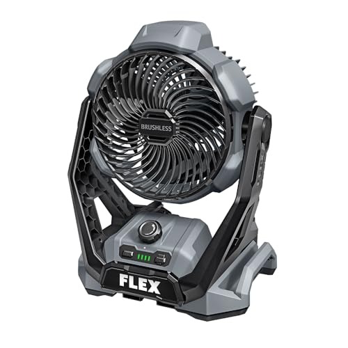 FLEX 24V Cordless Jobsite Fan 1100 CFM Portable Cooling Tool