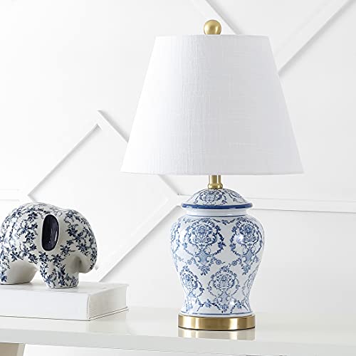 Juliana Chinoiserie Ceramic Urn Table Lamp - Blue & White, 22.25 Inch