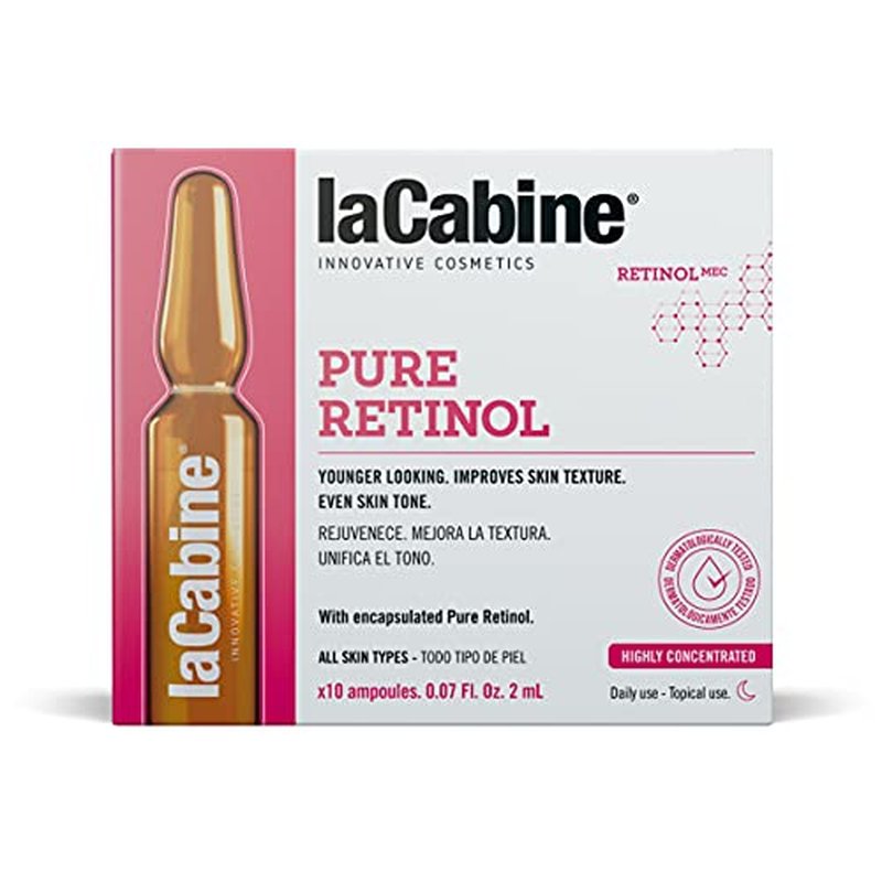 laCabine Pure Retinol Ampoule Serum with pure retinol for a youthful radiance and a renewed skin