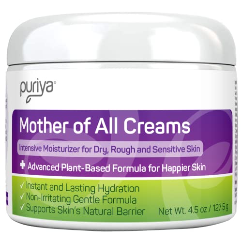 Puriya Tea Tree Oil Balm and Mother of All Creams with Light Peppermint Scent Bundle Set, Plant Rich Wonder Balm, Moisturizing Cream for Dry, Itchy, and Sensitive Skin