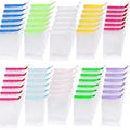 INVODA 60PCS Soap Net Bag 60 Pieces Double Layer Drawstring Soap Mesh Soft Bath Handmade Net for Facial Body Exfoliation Cleaning Tool (Random Color)