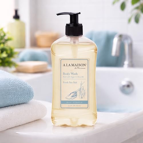 A LA MAISON Fresh Sea Salt Body Wash 25.36 Fl Oz, 3 Pack