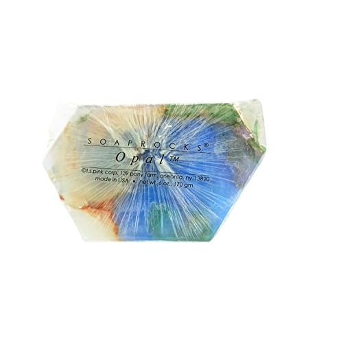 TS Pink Opal SoapRocks - Soap that looks like a Rock ~ 6 oz. Gem Rocks Birthstone Jab?n Gemstone