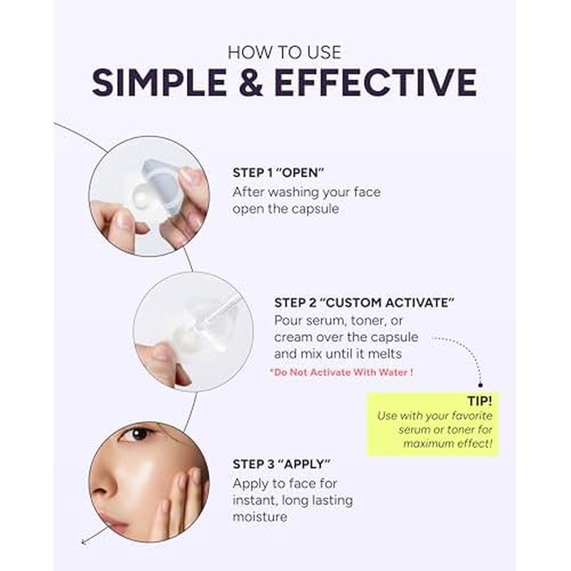 Collagen Boosting Melting Snowball Capsule (30ea) ? 660,000ppm Hyaluronic Acid & 261,905ppm Hydrolyzed Collagen ? Firm, Smooth, and Hydrated Skin ? Freeze-Dried Capsule for Elasticity & Glow