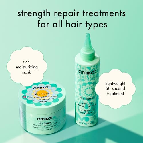 Amika Kure Multi-Task Strength Hair Repair Treatment for Damaged & Color-Treated Hair