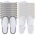 Yeios 20 Pairs Disposable Slippers for Guests Hotel Slippers Spa Slippers Non-slip Washable House Slipper Bulk for Adult for Men and Women