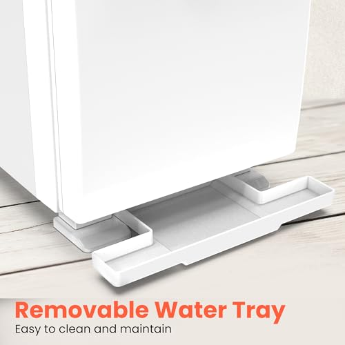 TASALON 5L Hot Towel Warmer Cabinet Medium White Aluminum Interior