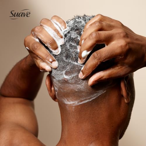 Suave Men Charcoal 3-in-1 Shampoo Conditioner Body Wash 4 Pack 28 FL Oz