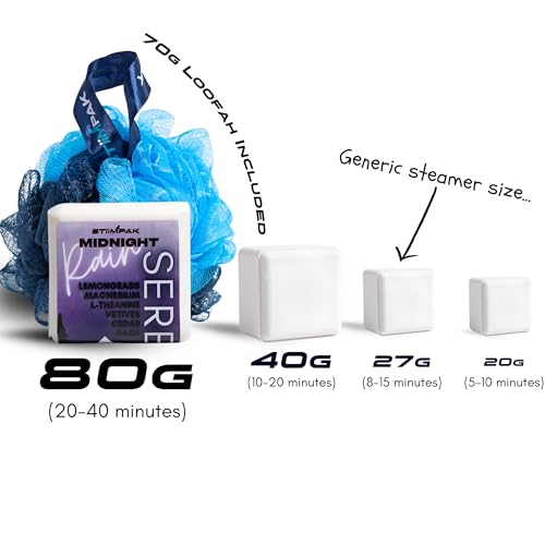 Shower Steamers Variety Pack - XXL 80g Aromatherapy for Relaxation & Energy - Includes 4 Scents - Gift Set