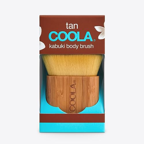 Sunless Tan Kabuki Brush for Sunless Tanner - Vegan Cruelty-Free, Eco-Friendly, 1 Pack