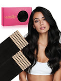 Remy Human Hair Tape-In Extensions 8cm Jet Black 50g 10pcs - 14-24 Inch