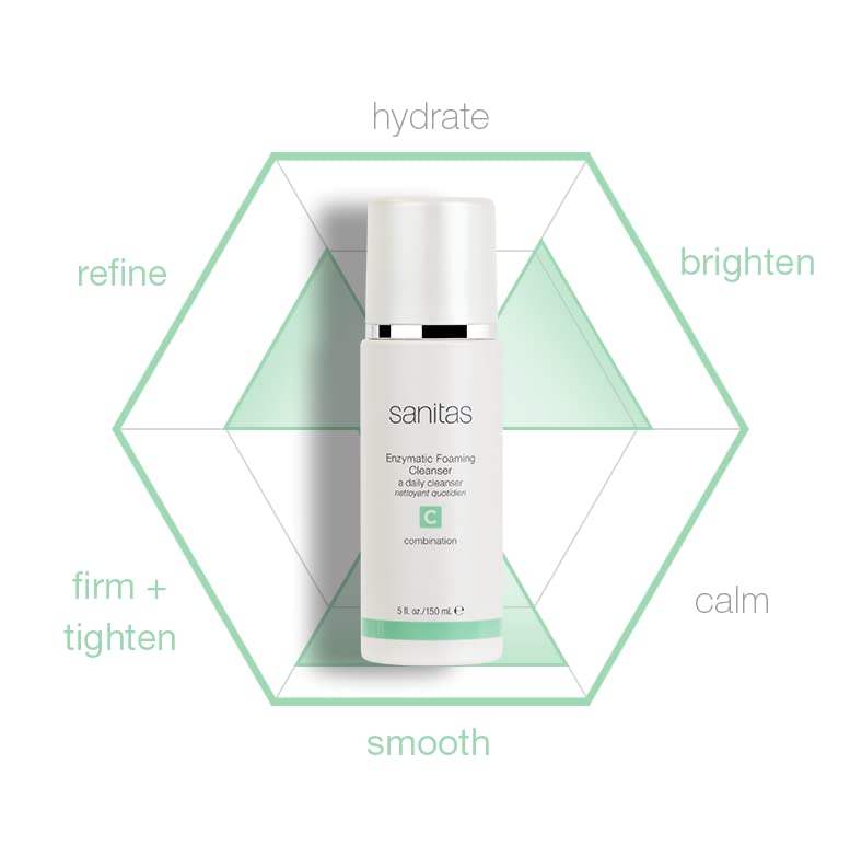 Sanitas Pore Refining Foaming Facial Cleanser for Combination Skin - 5 Oz