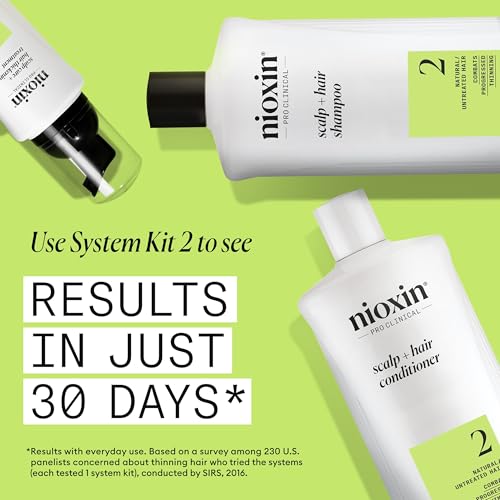 NIOXIN System 2 Hair Thickening Conditioner - 16.9 Fl Oz | Natural Hair Care