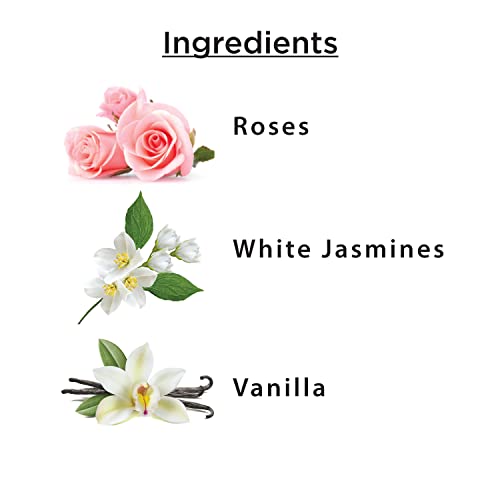 Perfumed Shower Gel for Women with Roses & Jasmine Extracts - 250g