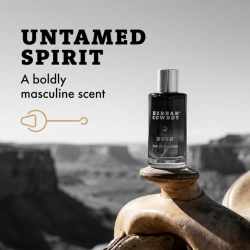 Men's Cologne Dusk by Herban Cowboy, Fresh Rugged Fragrance 1.7 Fl Oz