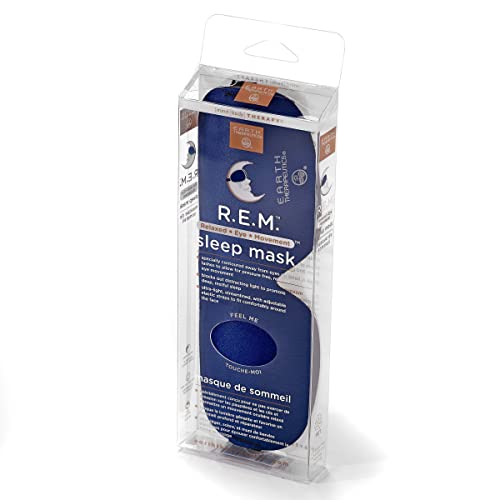 Lightweight Sleep Mask with Contoured Design for Restful Sleep - Midnight Blue