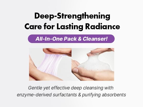 Gentle Enzymatic & Charcoal Powder Facial Cleanser for Sensitive Skin