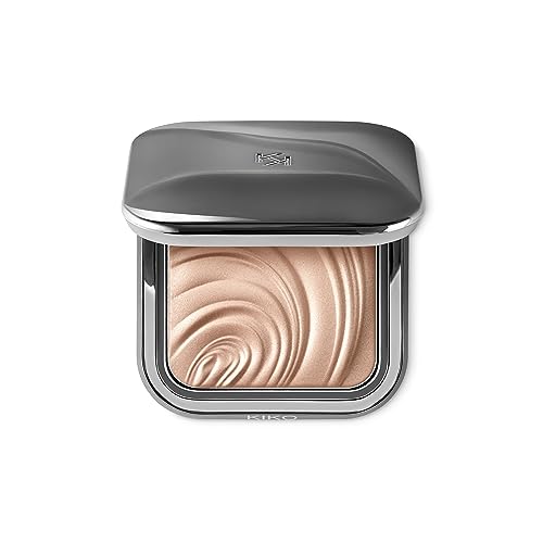 KIKO Milano Glow Fusion Intense Powder Highlighter 01 Champagne - Radiant Face Makeup
