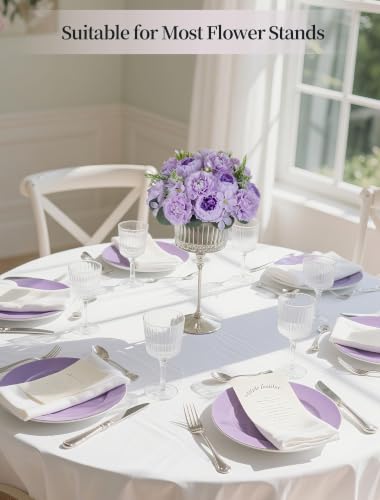 Lilac Flower Balls for Wedding Centerpieces - 10 Pcs, 9.5 Inch