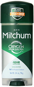Mitchum Advanced Control Unscented Gel Deodorant 3.4 oz Pack of 6