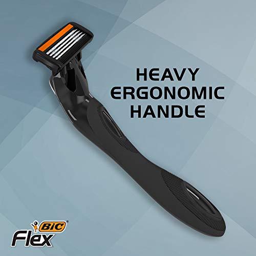 Disposable Men's Razor Set with 2 Handles & 8 Cartridges - Sensitive Skin
